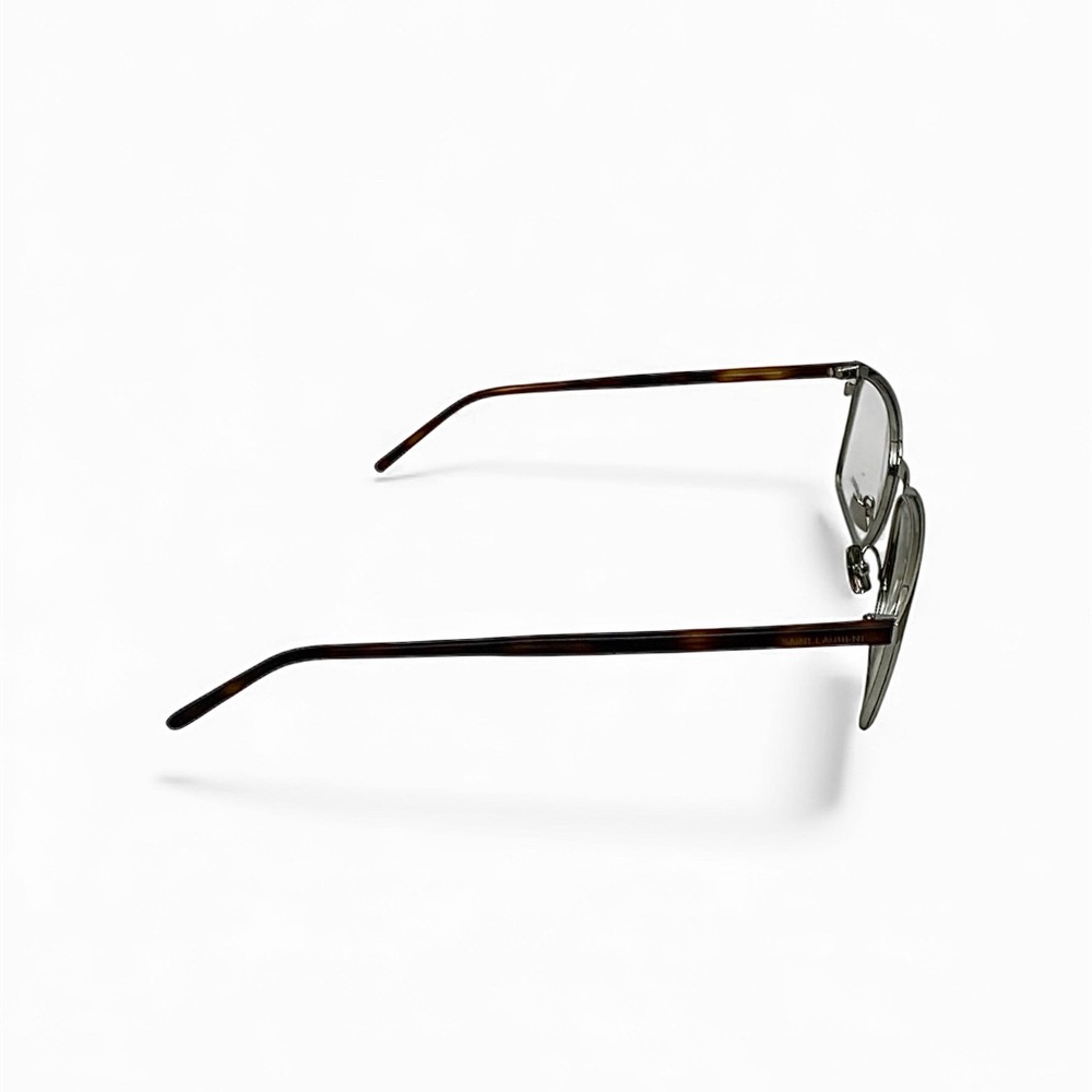 Saint Laurent Men’s Eyeglasses SL 226 0075 418 150 – Brown/Silver New - Picture 3 of 12